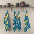 thumbnail image 5 of GZHJMY Colorful Dinosaurs Kitchen Towel, Dish Towels Quick Drying Tea Towels Absorbent Hand Towels for Kitchen Sink Dinner Table 28 x 18 Inches, Set of 4, 5 of 7