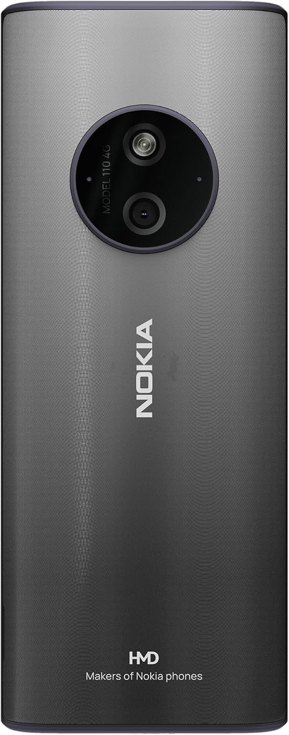 Nokia 110 4G 2024 TA-1667 2.4" GSM Unlocked Dual SIM VoLTE Global Version - Titanium