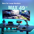 thumbnail image 3 of Soporte para monitor ARES WING Single con A/C USB de 17 a 49 pulgadas, 20 a 44 libras, 3 of 8