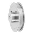 thumbnail image 1 of Synchronous Wheel, Rustproof 80T 5mm ID Alloy Steel Timing Belt Pulley  For 3D Printer Red,Black,Silver, 1 of 8