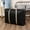 Black 1PCS, variant on 1pcs Extra Large Waterproof Moving Luggage Bags Laundry Shopping Bag Non-woven Fabric Cubes 80*55*25cm Home Storage Packing Tool
