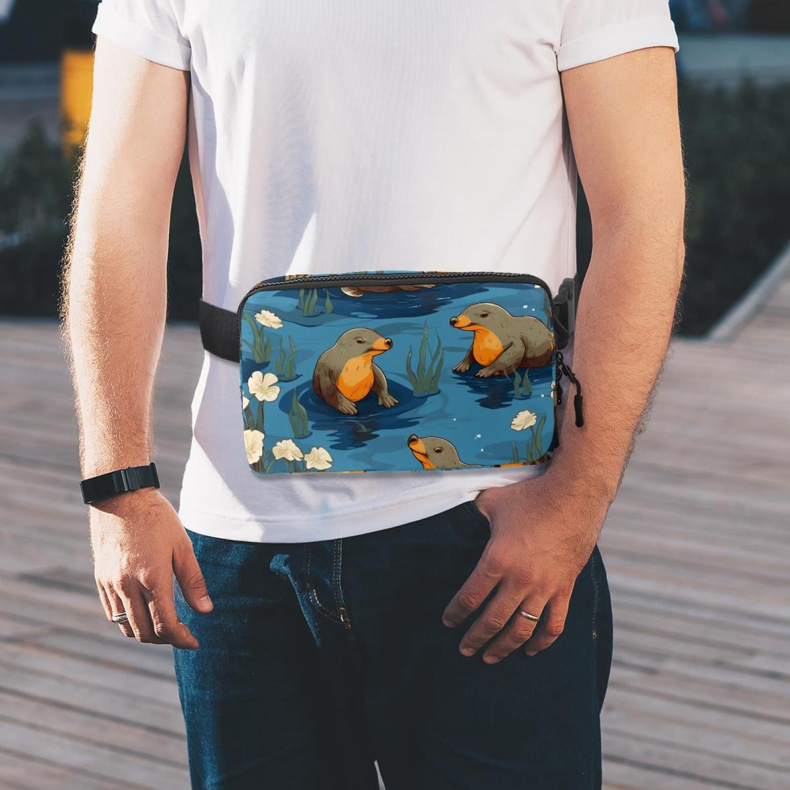 Platypus Lightweight, Adjustable Waist Pack Crossbody Bag Running Belt with Extension Strap - Unisex
