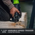 thumbnail image 5 of Greenworks Pro PowerAll 24V Brushless 1-1/4" Brushless Reciprocating Saw, Tool Only, RS532A1, 5 of 20
