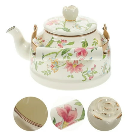 

Start your day in style with this exquisite and sophisticated antique white ceramic coffee pot kettle. Indulge in a luxurious morning ritual with a touch of elegance and charm. Elevate yo