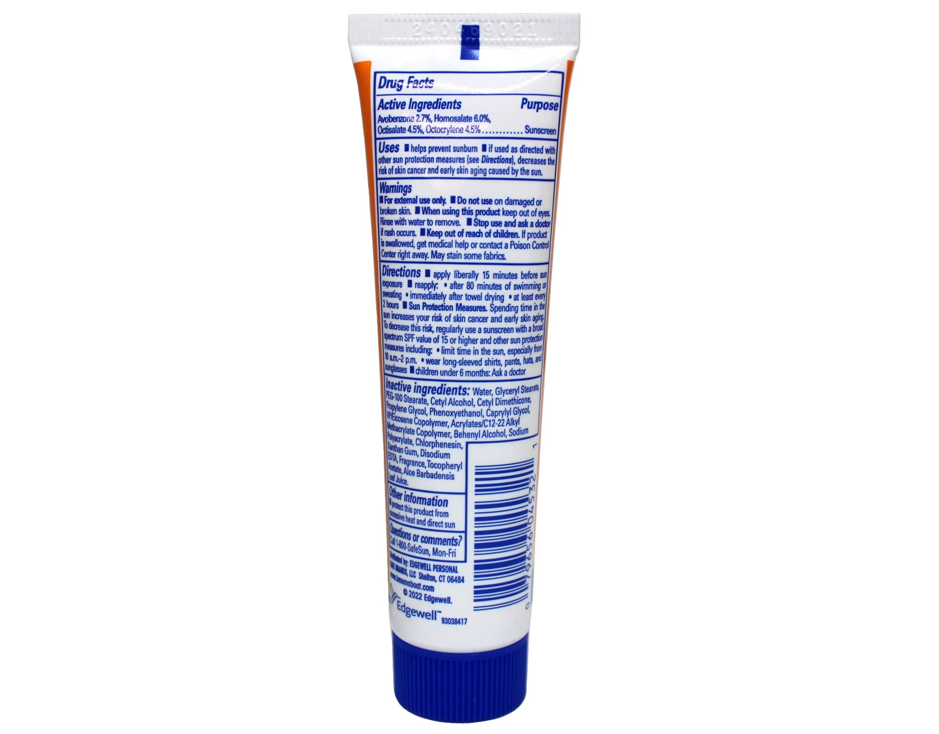 Banana Boat Sport Sunscreen SPF 30 travel size 1 oz (case of 24)