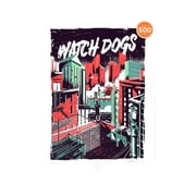 WATCH DOGS PRINT - OPEN WORLDS BY MARIE BERGERON