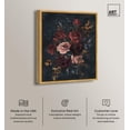 thumbnail image 2 of Gothic Blossom Glow I Canvas Gothic Botanicals by Art Remedy, Gold Frame, 24" x 30", 2 of 7