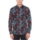 thumbnail image 2 of Camisa con Botones de camuflaje Perry Ellis para hombre, azul, LT, Botones al frente, 2 of 2
