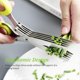 thumbnail image 5 of Herb Scissors, Multipurpose 5 Blade Kitchen Scissor, Stainless Steel Herb Cutter Scissors, Chopper Scissors, with Cleaning Comb, 5 of 5