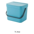 thumbnail image 4 of Bote de basura colgante Matsuzay resistente y duradero azul 7L, 4 of 6