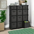 thumbnail image 5 of Black DIY Cube Organizer Shelf - Fabric Storage Cubes, Sturdy Cubbies for Bedroom, Playroom and More, 5 of 9