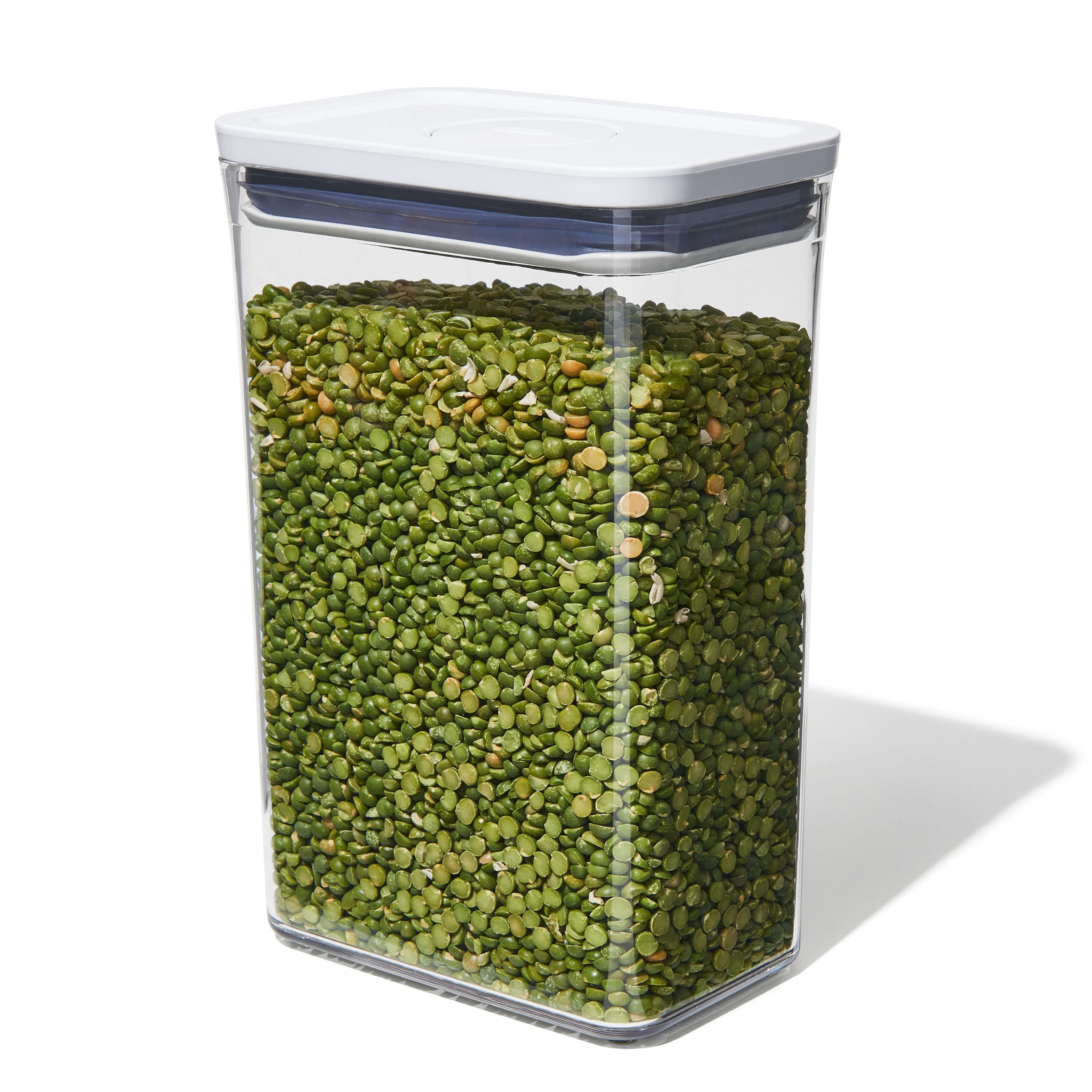 (2 pack) OXO POP Container 2.7-Qt Medium Rectangle Food Storage Container, White