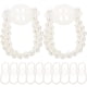 thumbnail image 1 of BRIGHTFUFU 12 piezas de corsage de corsage Pulsera de perlas elásticas Corchaes de boda Muñecas para la muñeca de bricolaje de bricolaje, 1 of 8