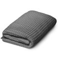 thumbnail image 1 of Toalla SUTERA Silverthread, tejido gofrado a mano, gris, 40 x 75 cm, 1 of 7