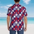 thumbnail image 4 of Balery golf Camisas hawaianas de manga corta para hombre, camisas playeras de corte holgado, camisas de vacaciones con botones,XX-Large, 4 of 7
