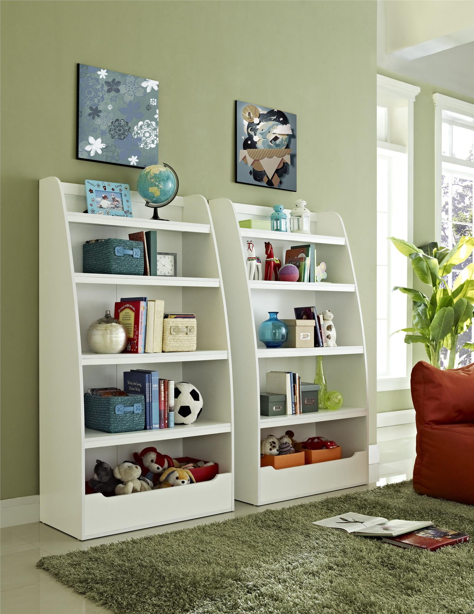 Mia dolls 2024 house bookcase