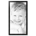 thumbnail image 2 of ArtToFrames 23" x 44" Honors Black with Silver Picture Frame, 23x44 inch Black Wood Poster Frame (WOM-5157), 2 of 7