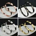 thumbnail image 7 of K-KED 4mm/6mm/8mm Stainless Steel Simple Bracelets Metal Bangles Bracelet Mens Jewelry-Gold-6mm, 7 of 7