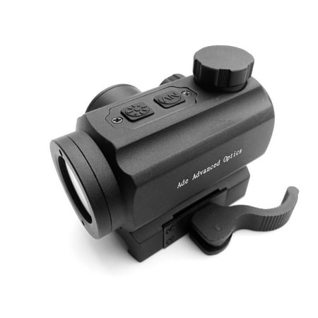 Ade Advanced Optics 1x20 Infrared Red Dot Scope Sight Quick Release Mount for Night Vision Shooting