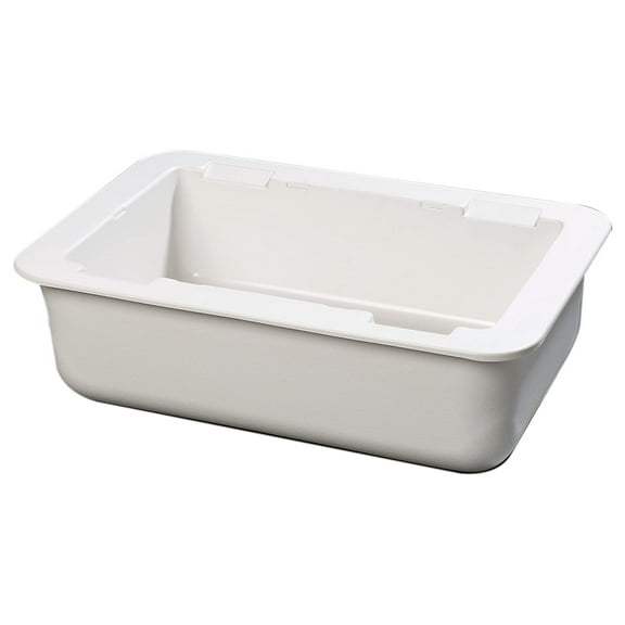 Carlisle CM104202 Coldmaster White Deep Full-Size Coldpan