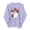 Purple, variant on Ynynloco Women's Halloween Sweatshirt, Spooky Season Graphic Crewneck Top Ghost Fall Casual Outfits