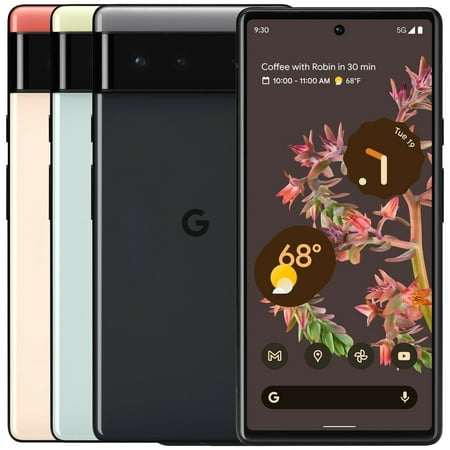 Google Pixel 6 5G Android Phone with Wide and Ultrawide Lens 128GB Stormy Black (T-Mobile) - Grade A Condition