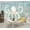 Teal, variant on Peel and Stick Wallpaper Wall Murals Beach Decor Ocean Sea Turtle Octopus Coastal Teal 69"H x 96"W Removable Wall Paper Self-Adhesive Wall Decor for Bedroom Living Room Nursery