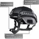 thumbnail image 5 of Casco Paintball Táctico Ajustable Para Militar Protección, 5 of 8