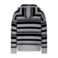 thumbnail image 6 of Goodtrade8 Lightweight Womens Sweaters Cropped Striped Hooded Long Sleeve Casual Sweaters Tops, 6 of 8