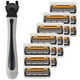 thumbnail image 2 of Rastrillos de precisión GlideMax 1Pza 5 x 6 Cuchillas 3 Hojas ABS / Acero Inox Gris/Negro., 2 of 2