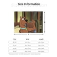 thumbnail image 2 of Saiise Scooby-Doo Ax Throw Blanket 50"x40" ,Soft Lightweight Cozy All Season Blanket for Bed,Couch,Car, 2 of 8
