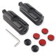 thumbnail image 1 of 2xFußrasten Fußrasten Fußrasten Pedale 10mm para HARLEY - para DAVI para DS ON Motorrad Schwarz, 1 of 3