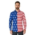 thumbnail image 1 of Suitmeister Chemise pour Homme avec Drapeau des États-Unis, 1 of 3