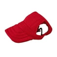 thumbnail image 1 of Breathable Pet Hat with Ear Holes - Adjustable Mesh - Baseball Hat for Small Dogs and Cats, 1 of 8