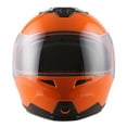 thumbnail image 6 of 1Storm Motorcycle Street Bike Modular/Flip up Dual Visor/Sun Shield Full Face Helmet HG339 Glossy Orange, 6 of 7