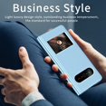 thumbnail image 7 of MonsDirect for 7.6 inch Samsung Galaxy Z Fold 2 5G 2020 Case, Nappa Leather with Flip Folding Magnetic Face Cover, Window Design with Hidden Kickstand Full Protective for Galaxy Z Fold 2, Blue, 7 of 7