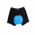 thumbnail image 1 of Naiovety Unisex Verano Color Sólido Transpirable Sudor Ciclismo Acolchado Pantalón Corto Ropa Interior Ciclismo azul XXXL Naiovety HW4536-06, 1 of 6