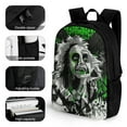 thumbnail image 3 of Beetlejuice Backpack Schoolbag Casual Daypack Rucksack Bookbags Lightweight Gym Bag, 3 of 8