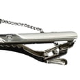 thumbnail image 3 of ZLight Stainless Metal Mens Simple Silver Tone Necktie Tie Bar Clasp Clip Clamp Pin No.16 1Set, 3 of 6