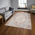 thumbnail image 6 of GLN Rugs Trapezus - Indoor, Machine Washable Area Rug 4'x6' Sky/Terra Home Carpet, 6 of 7