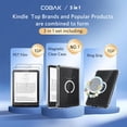 thumbnail image 3 of Funda magnética transparente 3 en 1 Bundle CoBak con asa anular para Kindle Paperwhite 2024 (12.ª ge, 3 of 7
