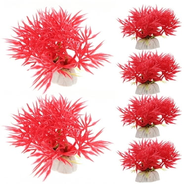 10 Pcs Fish Tank Accessories Table Top Decor Aquarium Decoration Plant Decorations Fake Plants Extra Large