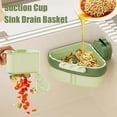 Space Saving Filter Tray Suction Cup Strainer Basket Practical Sink ...