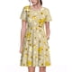 thumbnail image 1 of Easygdp Cute Bee Gnomes para Vestido Transpirable de Mujer, Vestido Suelto de Manga Corta con Pliegues y Bolsillos para el Verano, 1 of 6