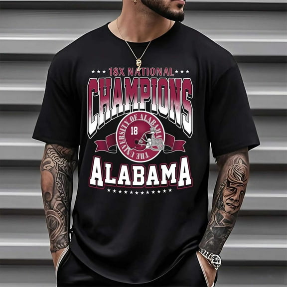 Alabama Graphic T-Shirt, Football Fan Tee
