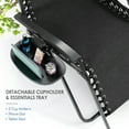 thumbnail image 2 of Hearth & Harbor Zero Gravity Chair, Outdoor Lounge Chair with Cup Holder, Black, 2 of 9