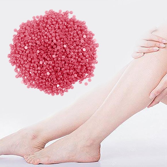 Frijoles de Cera Dura Depilatoria Colcomx Sin Tira Suave Rosa 100g