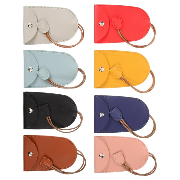 8 Pcs Pull Out Key Bag Car Keychain Protector Men and Women