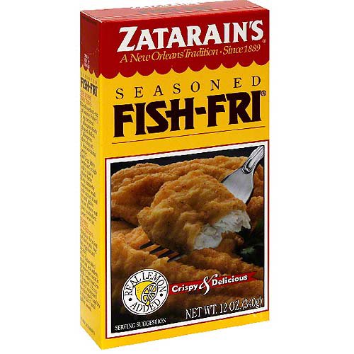 Zatarain's Fish Fri Crispy Southern Style Frying Mix, 12 oz (Pack of 8
