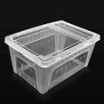 thumbnail image 5 of Professional Plastic Reptile Incubator Spider Frogs Lizard Container Hatching Terrariums Feeding Box Breeding Box(Black 1pcs), 5 of 5